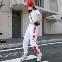 Women's Joggers Casual Sports Girls Fashion Hip-hop Streetwear Pants Fashion Cargo Pants Female Dance Sweatpants Trousers Black - Image 5