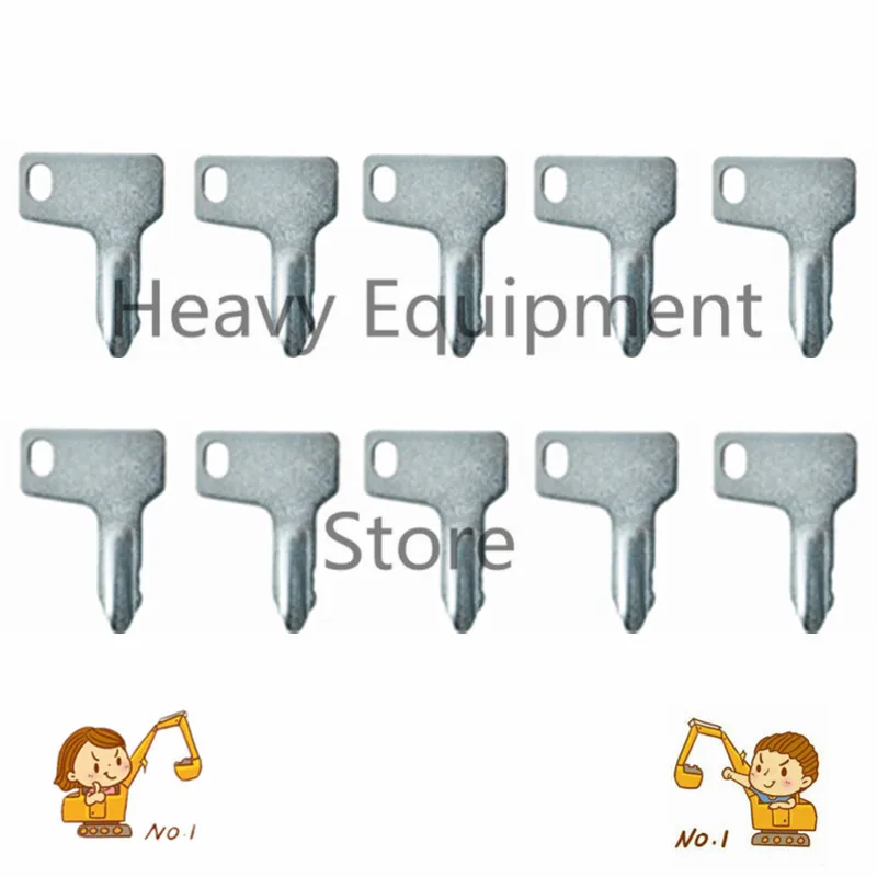 

For Yanmar 301 Excavator Key (Set of 10) Grader Dozer, Yanmar Excavator free shipping