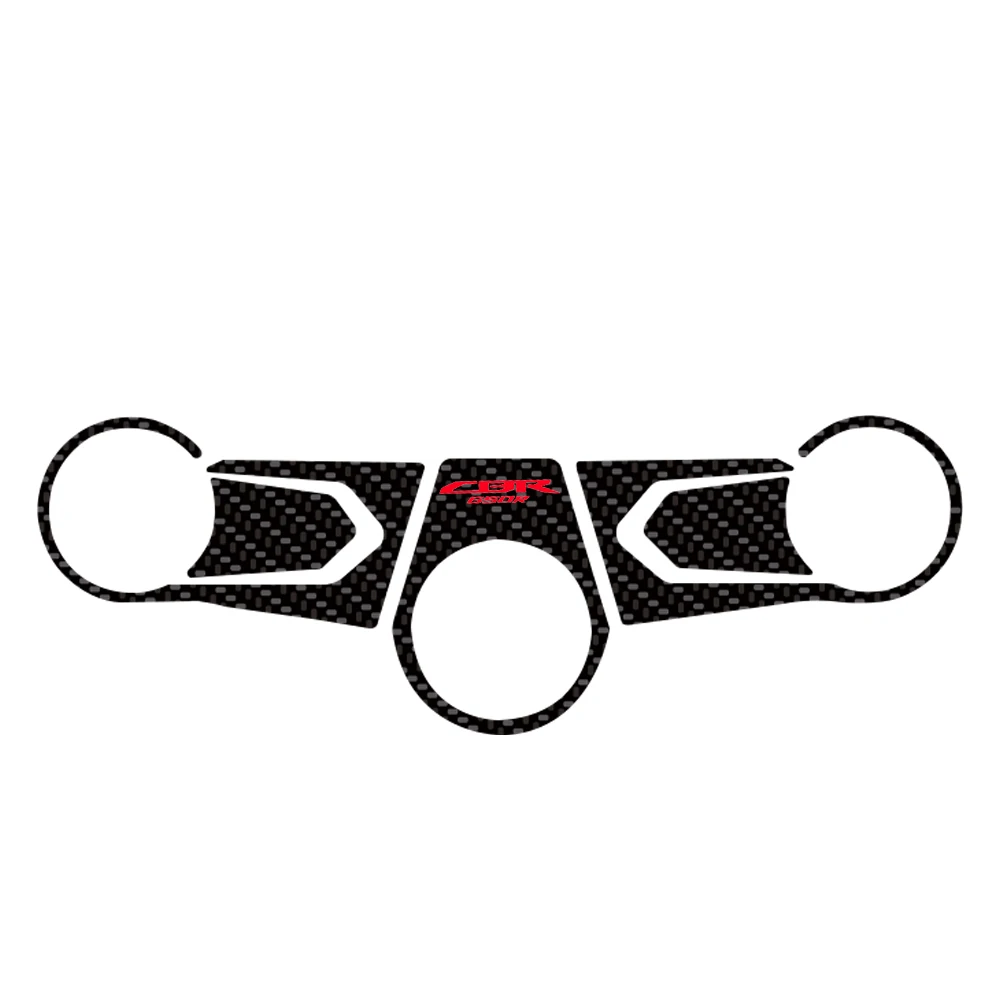 Carbon Fiber CBR 650R Cap Sticker Tank Pad Fork Triple Tree Upper Clamp Decal For Honda CBR650R CBR 650 R 2019 2020