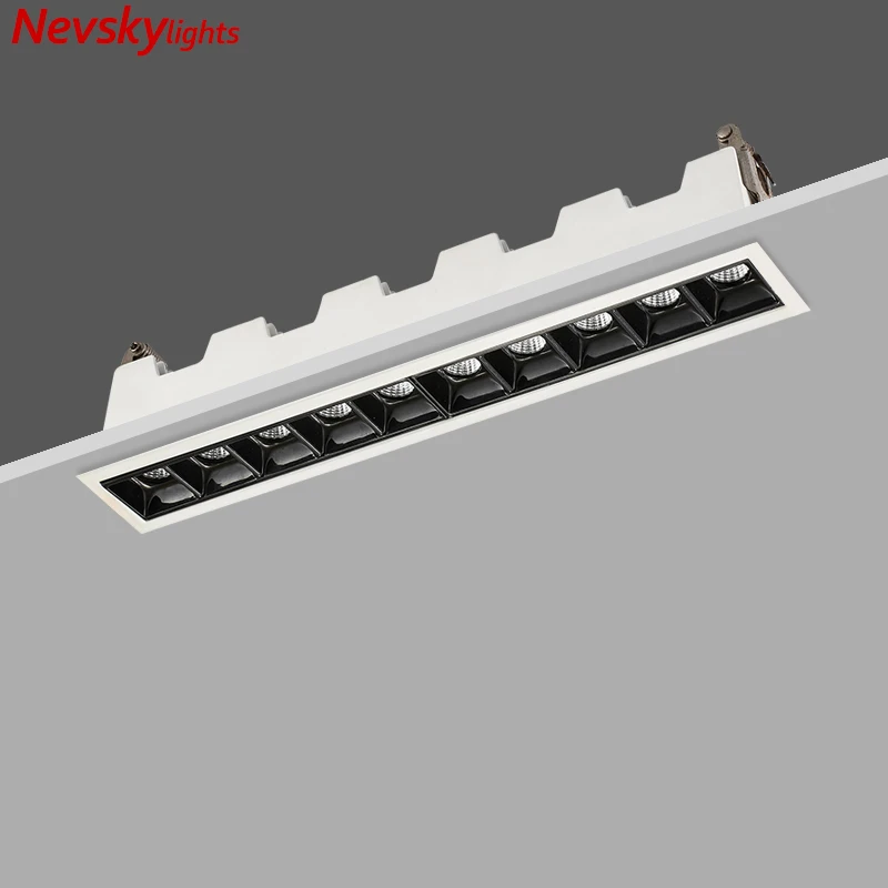 led recessed downlights teto preto conduziu a lampada do ponto quarto quadrado branco luz ponto sala de estar moderna conduziu a luz de teto dispositivo eletrico 01