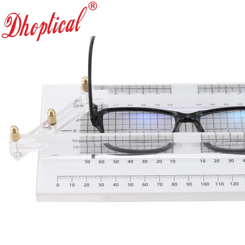Professional Eyeglasses Frame Parallel Test PD Pupil High Measurement Ruler And Tool By Dhoptical