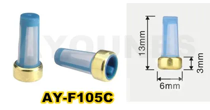 

10pcs wholesale Top Feed Fuel Injector filter basket Micro filter for Daewoo (13*6*3mm,AY-F105C)