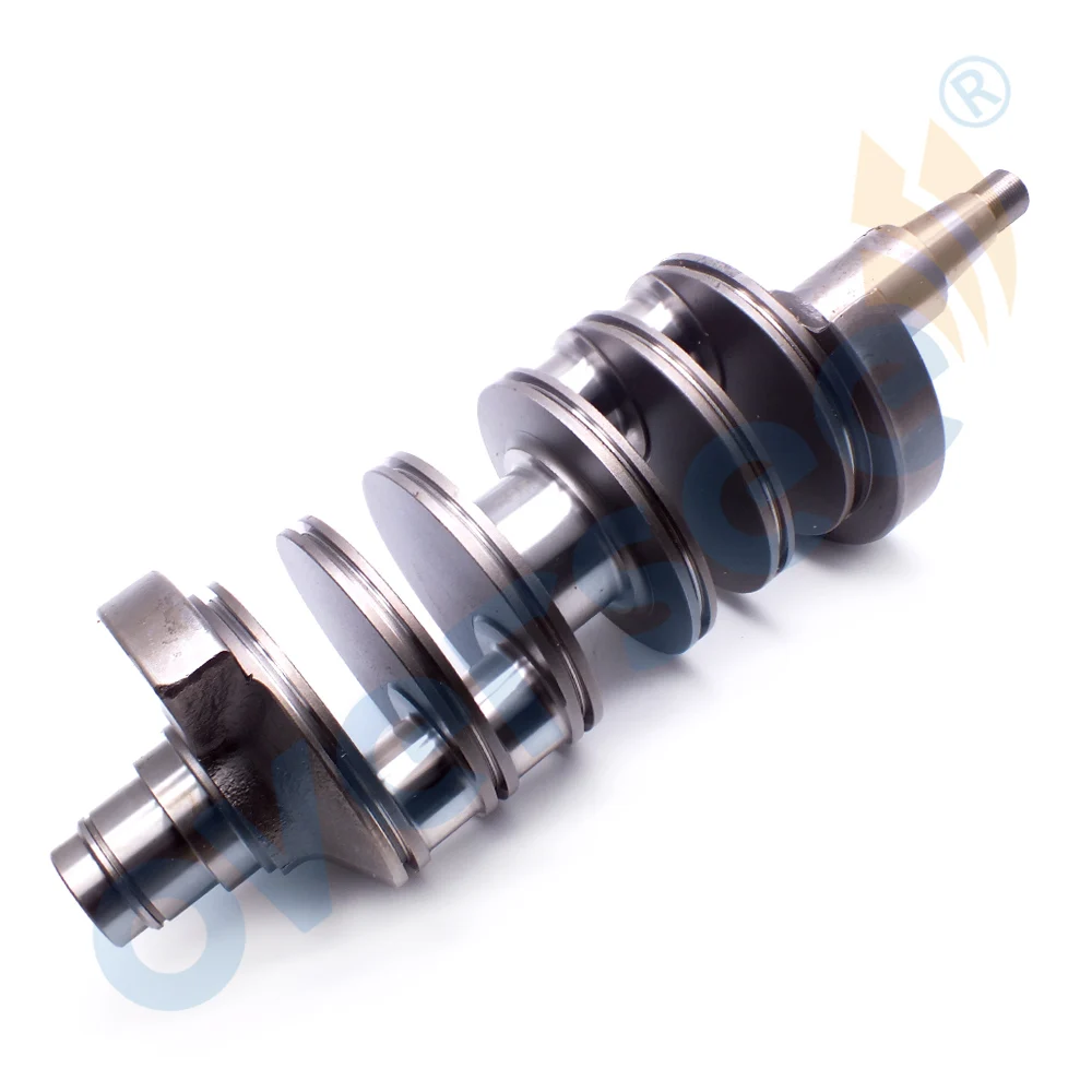 Eixo de manivela para yamaha 6e5-1411, motor de popa 2t v4 115 130 hp hp