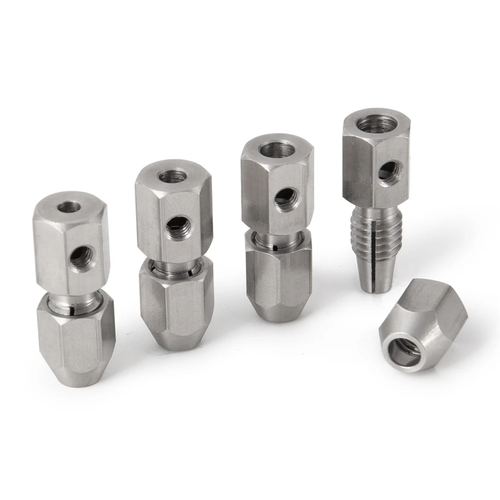 AXSPEED RC Electric Boat Ship Motor Shaft Flexible Coupling Stainless Steel 3.17/4/5/6mm * 4mm Flex Collet Coupler RC Toys Tool