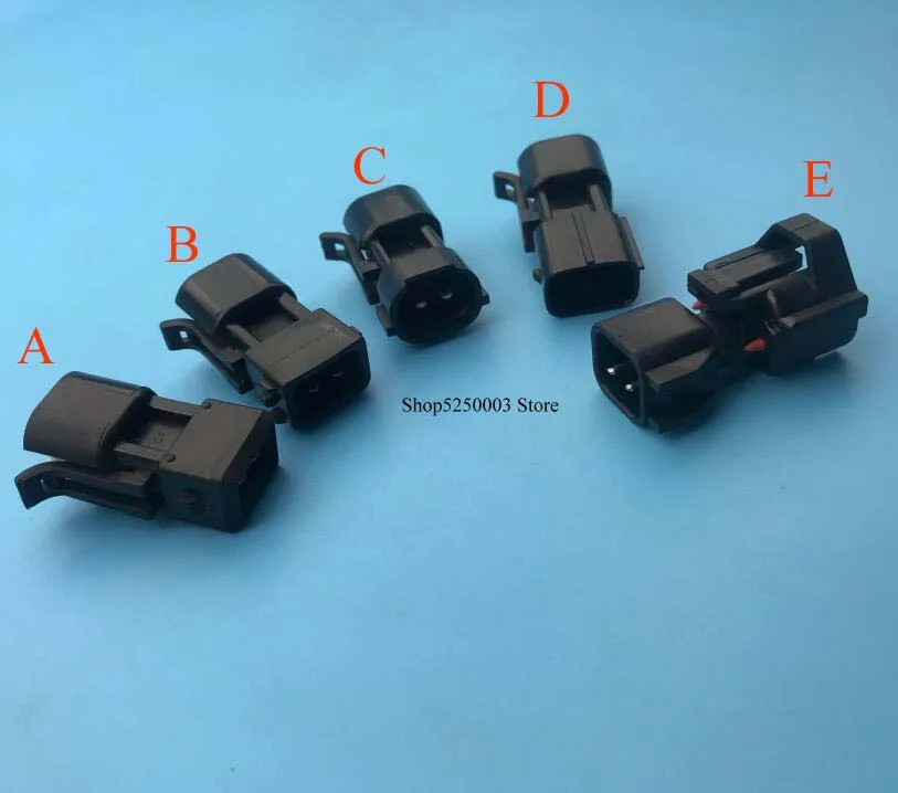 

2-pin High Quality Injector PnP Adapters EV6/EV14 /OBD2 USCAR (female) to EV1 for car Jetronic (male)-Wireless connector