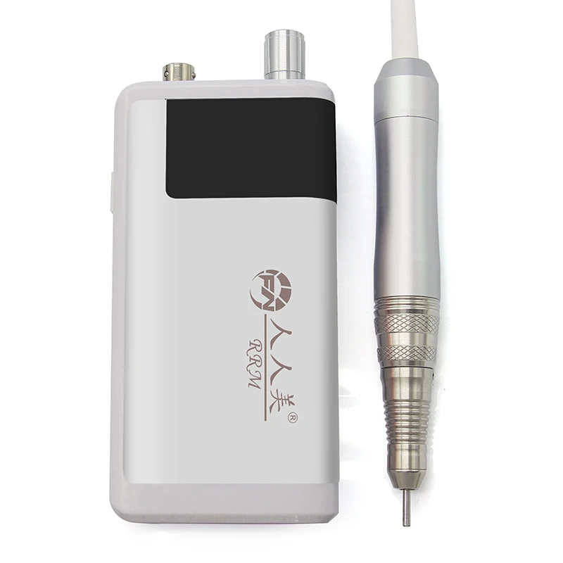 RRM-02 브러시리스 마이크로 모터, 충전식 휴대용 네일 드릴 머신, 35000rpm