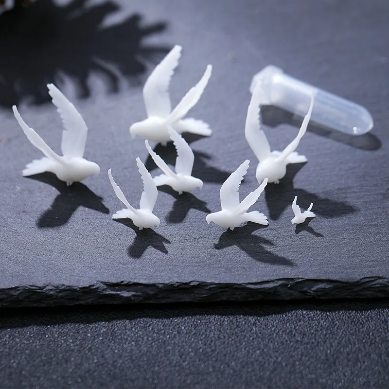 3pcs/lot 3D Peace Dove Jewelry UV Resin Filling DIY Craft Nail Handmade Resin Jewelry Stuff Transparent Filling