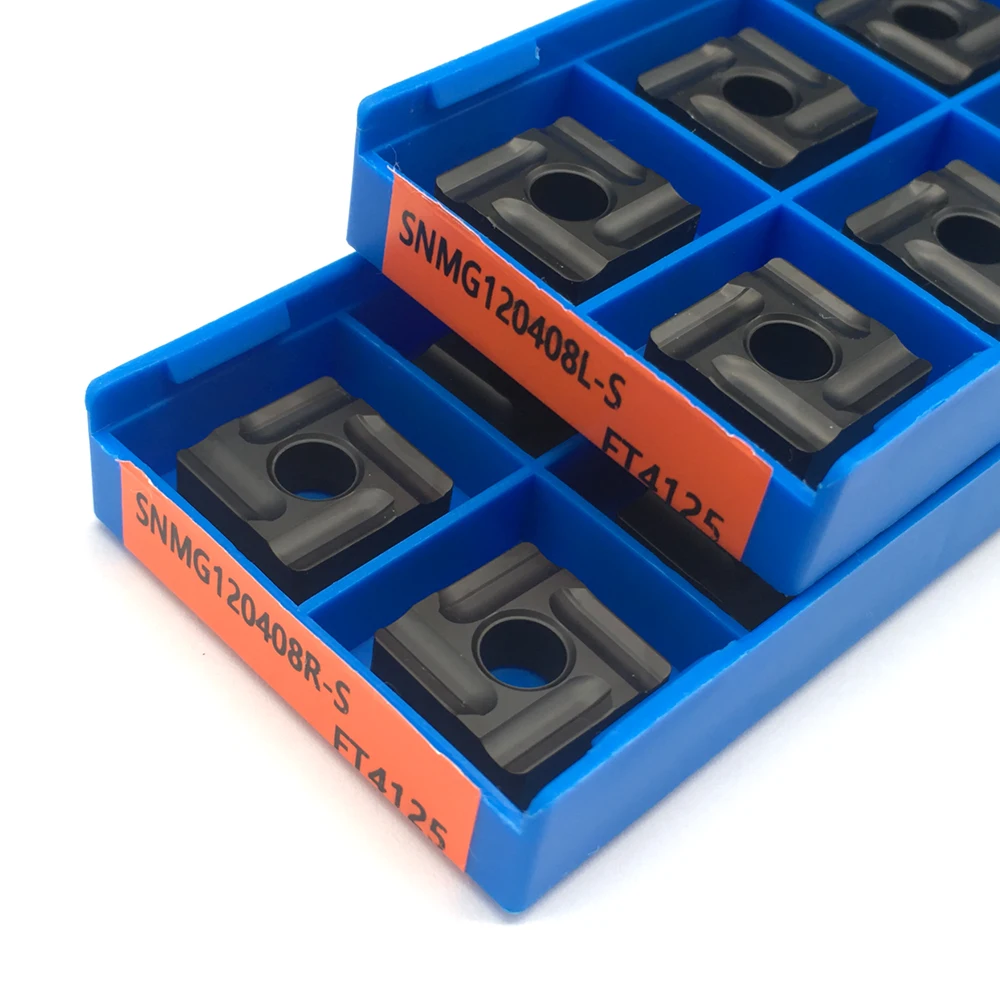 10PCS SNMG120408 R/L CNC Drehmaschine Cutter Drehen Werkzeuge Hartmetall Einfügen Drehen Einfügen rauhe oberfläche Für stahl