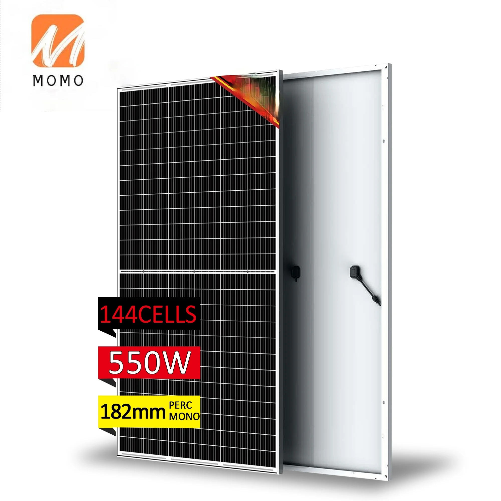 Hot Sell 450W 550W 600W Half Cell PV Module Mono Solar Panel  Price details could consulting the boss