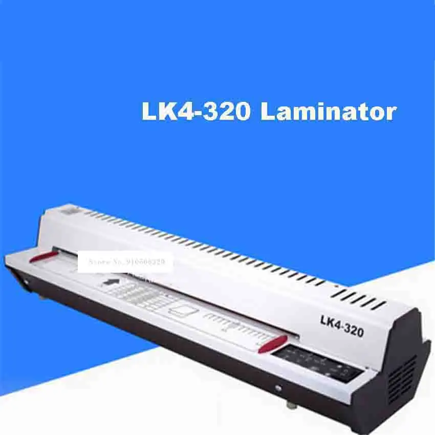 New LK4-320 320mm (A3) photo Laminating Machine, 4 Roller System Photo Laminator 220V/110V 300w Cold Roll Laminator 400mm / min