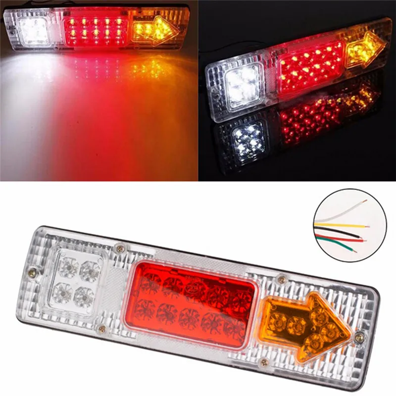 

12V LED Rear Tail Stop Reverse Indicator Light Truck Trailer Caravan Van Lamp