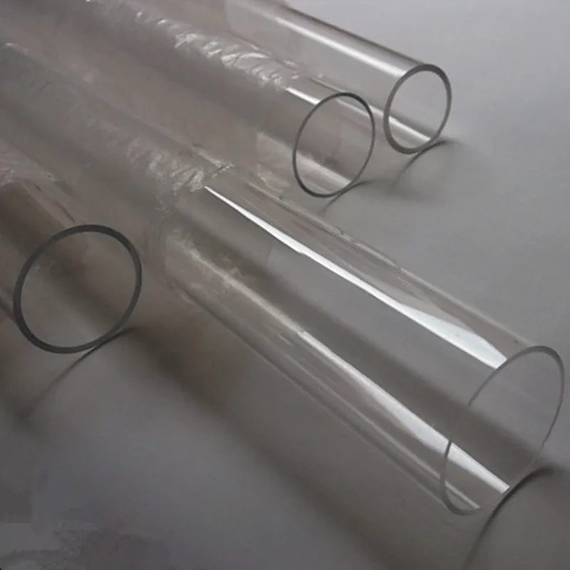 Diameter 25/30/40/50mm PC Tube Plastic Clear Pipe Polycarbonate Tubing LED LIGHTing Outside Lampshades Aquarium Tank Fitting