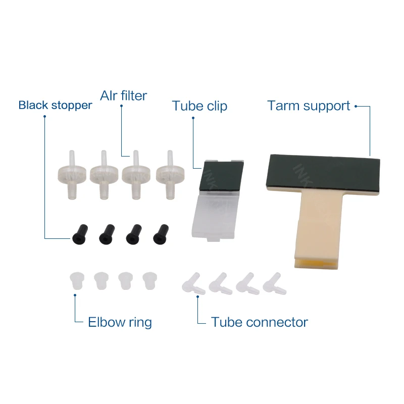 INKARENA 4 Color Ciss Ink Kit Replacement for HP 652 652XL Deskjet 1115 2135 2136 2138 3635 3636 3835 4535 Inkjet Printer Tube