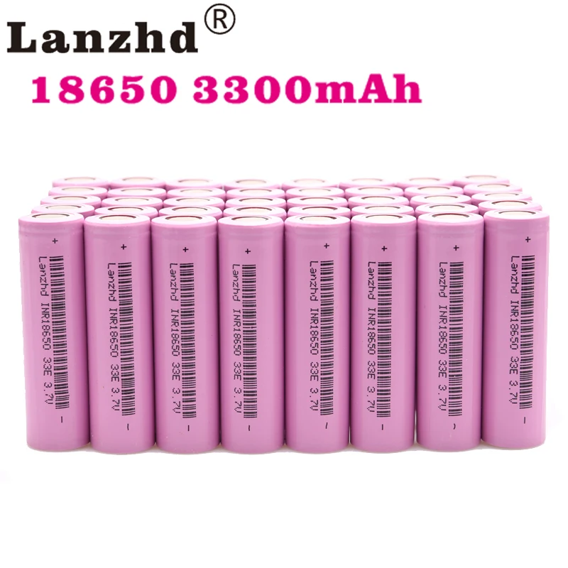 18650 Rechargeable Batteries 3.7V 30A Lithium Li Ion 18650VTC7 Real Capacity 3300mAh 18650 Battery For Flashlight (8-80pcs)