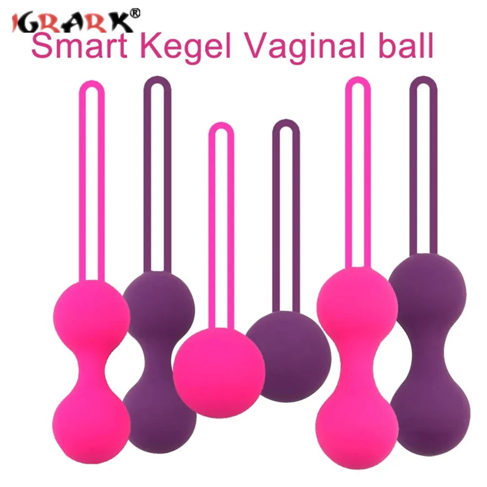 Safe Silicone Smart Ball Vibrator Kegel Ball Ben Wa Ball Vagina Tighten Exercise Machine Sex Toy for Women Vaginal Geisha Ball