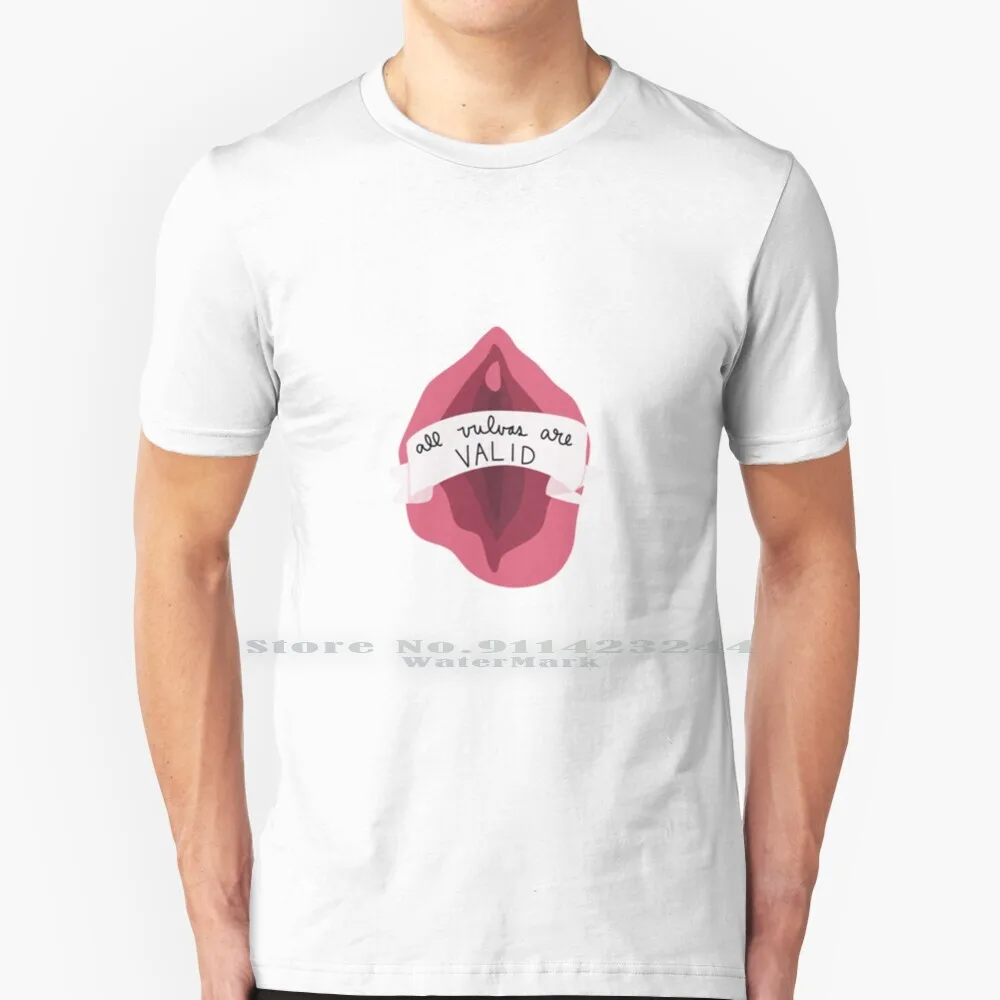 Все вулвазы действуют, футболка из хлопка 6XL Nsfw действительная вулва