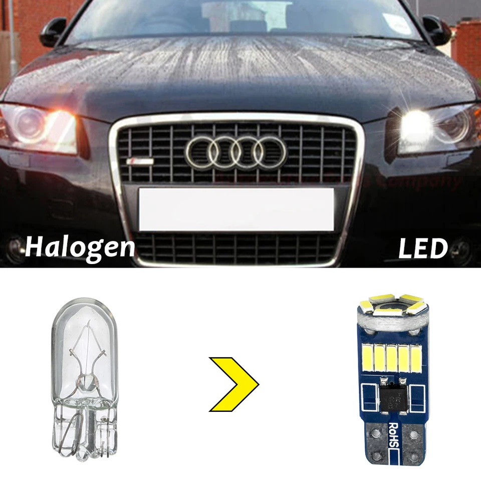 OZ-LAMPE Clignotants Latéraux LED Dynamiques Pour Audi A3 A4 A6 A8 TT - Feux Répétition Avec Canbus Sans Erreur