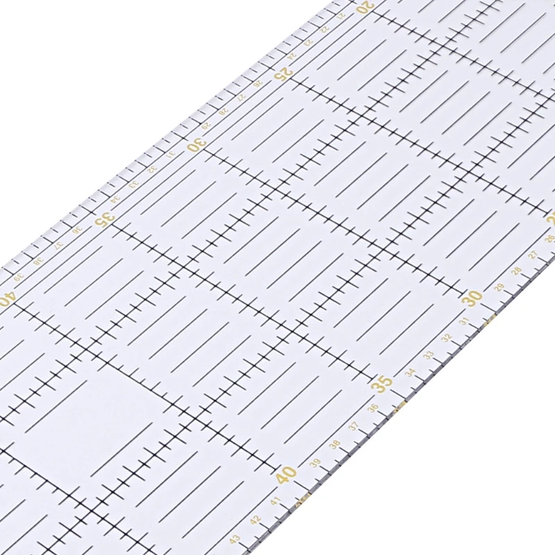 30/45/60cm Quilting Sewing Patchwork Ruler Cutting Tool Thick Transparent DIY