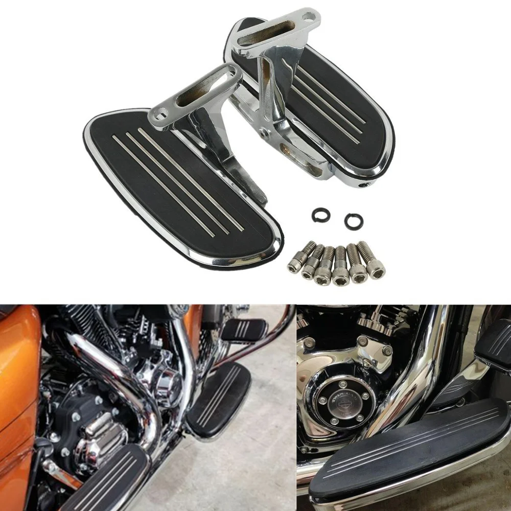 

Полосатая доска для ног пассажира для Harley Touring Road Glide Road King Street Glide Electra Glide 1993-2023, аксессуары для мотоциклов