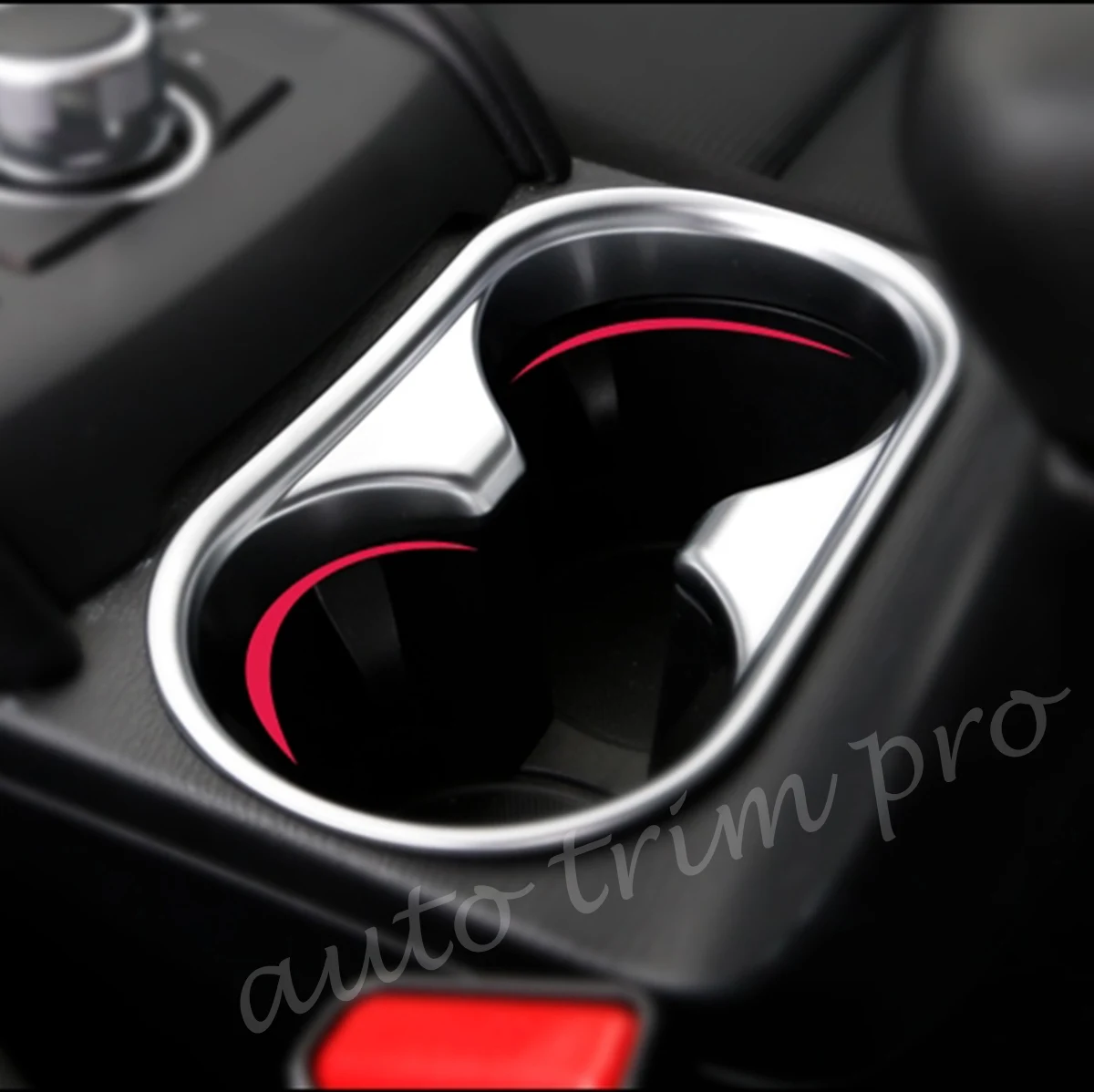 Accessories For Mazda CX5 CX-5 KF Chrome Headlight Adjust Water Cup Holder Gear Box Air Vent Cover Trim 2017-2022