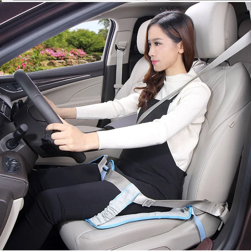 Universal Maternity Car Seat Belt Adjuster Pregnancy Belly Support Pad Comfort Anti-Slip Cushion for Safe Driving