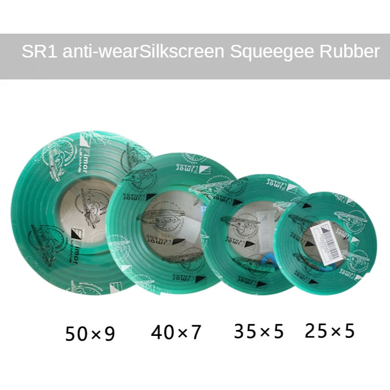 50mm * 9mm Flache Siebdruck Rakel Gummi 55A 65A 75A 80A DIY Siebdruck Tinte Scratch Board werkzeuge Rakel Gummi Klinge – Detail 31