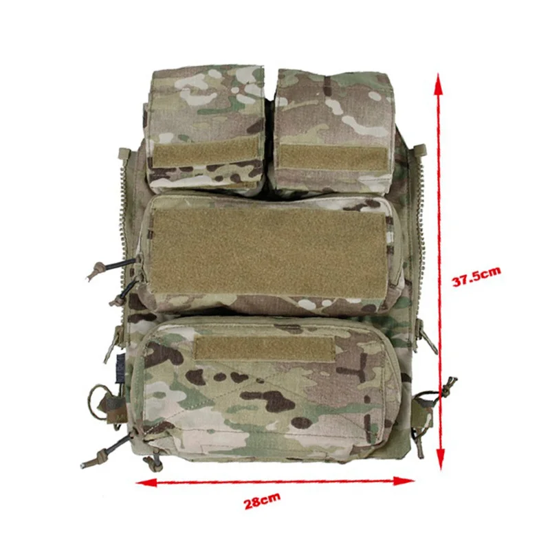 TMC Tactical Vest Zipper Pouch Bags Multicam Limited Edition for Tactical Vest 16-19 AVS JPC2.0 CPC TMC3107