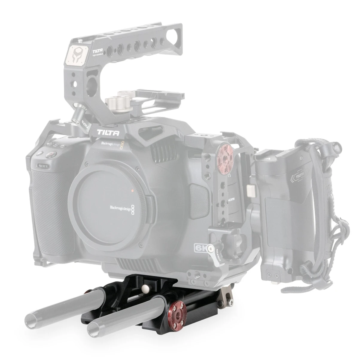 Tilta TA-BSP6-15-B / TA-BSP6-15 15mm LWS Baseplate Type VI for Tilta BMPCC 6K Pro Camera Cage kit base plate tactical suit