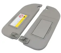 Interior Sunvisor With Mirror Front visor assembly For Peugeot 301/ Citroen C2  Citroen C3 Citroen Elysee 2014 - 2017  sun visor