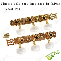 1SET Golden Classic Guitar String Tuning Pegs Machine Heads Tuners Keys PartsDJ204GK-P1W