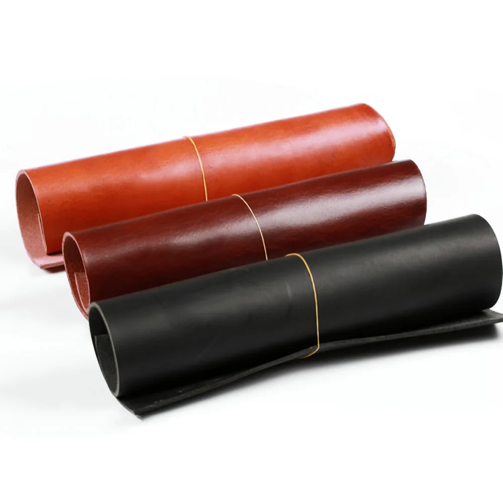 3/4mm thick vegetable tanned cowhide genuine full grain leather craft sheath/belt material