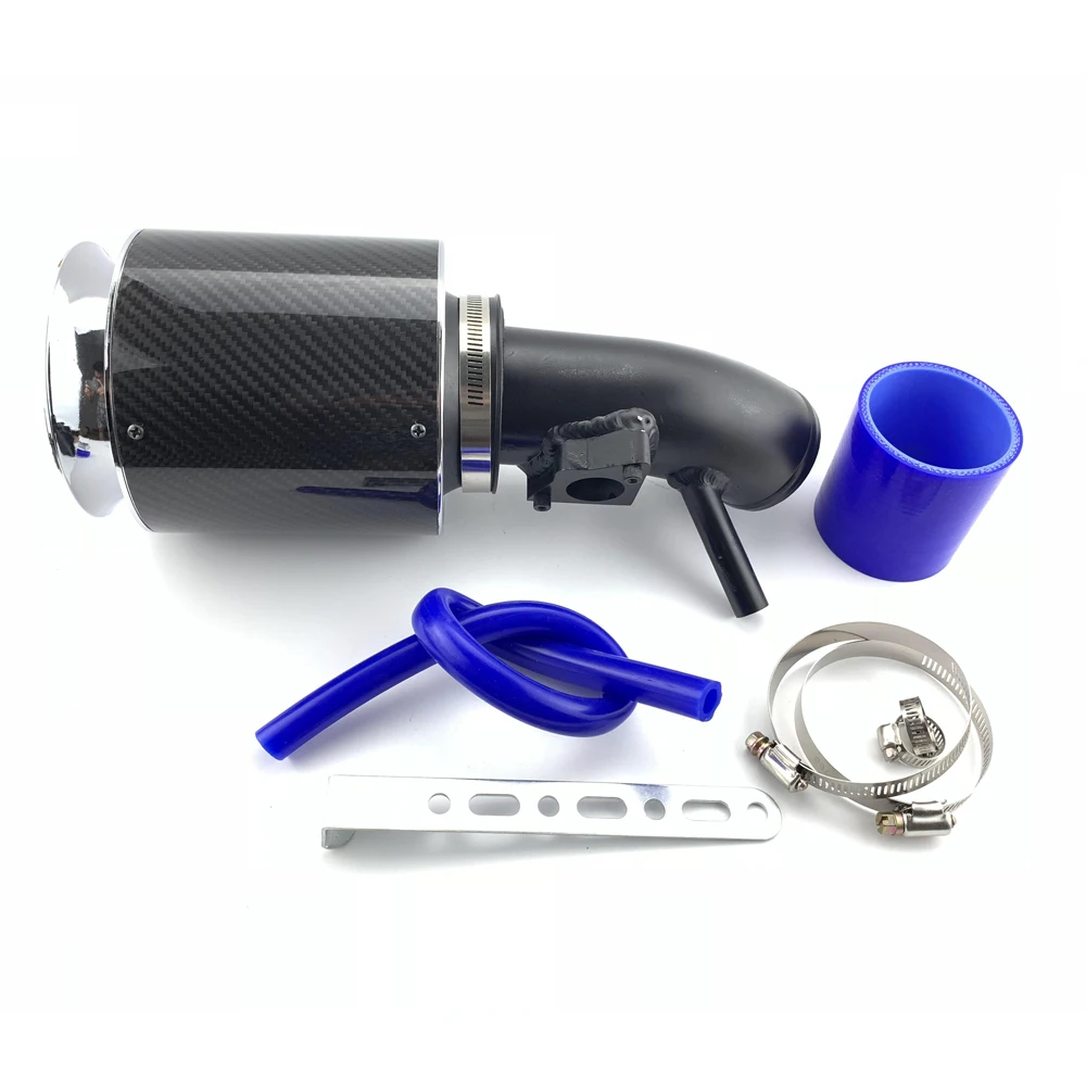 Car Intake Kit High Flow Air Filter With Cold Air Intake Pipe For Mazda 3 Mazda 6 Axela Aluminum Pipe MC20S04