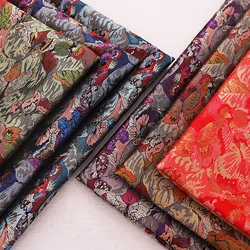 Satin fabric for sewing imitation silk brocade jacquard fabrics high quality cheongsam and kimono garment material