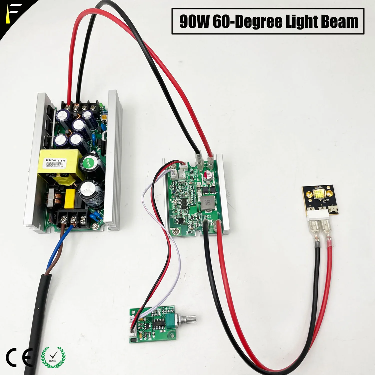 CBT CST90 SST CST-90-W-65 Lumins 60w 75w 80w 90w 120w 200w 300w Cool White LED Chip Light Modules with Power Supply&Dimming PWM