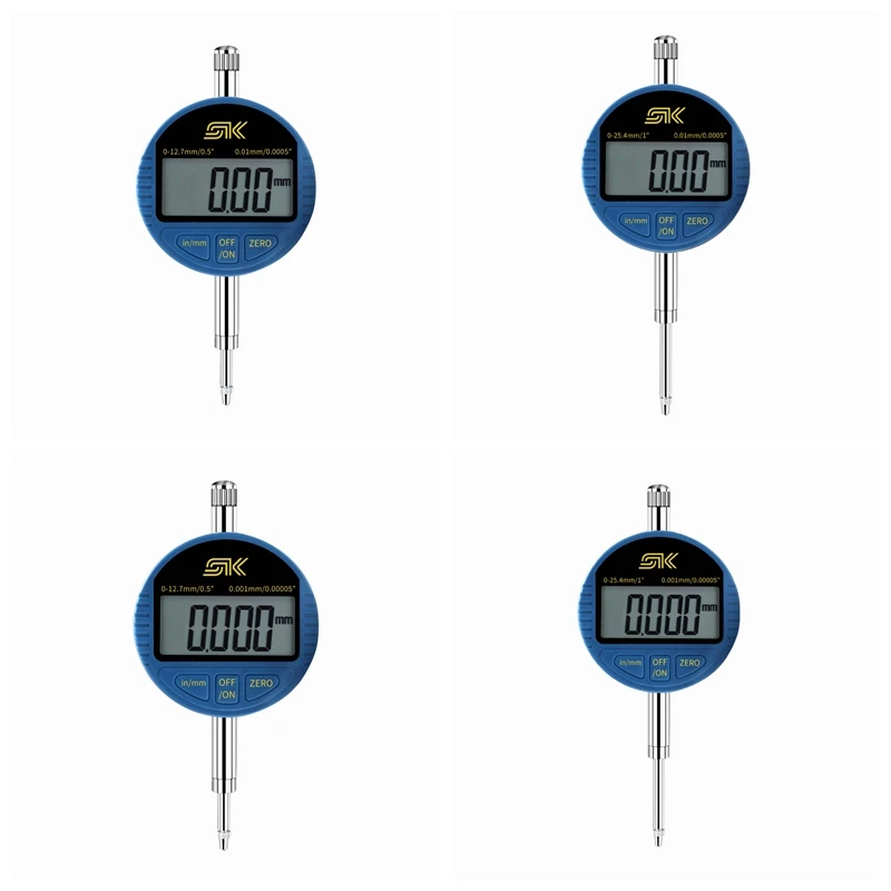 0-25.4mm wskaźnik zegarowy 0.001mm mikrometr cyfrowy metryczny/calowy elektroniczny miernik grubości urządzenie do akwizycji danych USB narzędzia