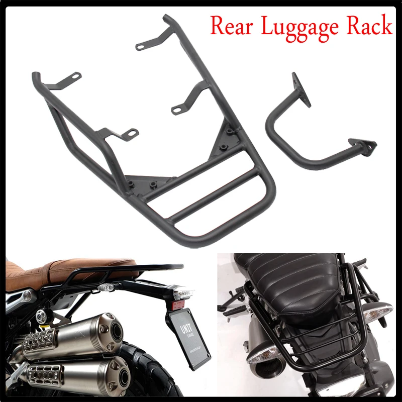 

For BMW R NINE T NineT R9T 2014-2017 2015 Motorcycle Rear Luggage Rack Carrier Support Shelf Holder Passenger Hand Rail Bar Grip