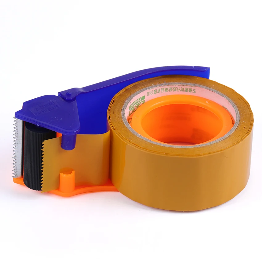 Kuning Bersuara Perekat 48 Mm * 15 Mm Silent Packing Tape Penyegelan Pita Plastik Kuat Viskositas Tenang Tape Dropshipping