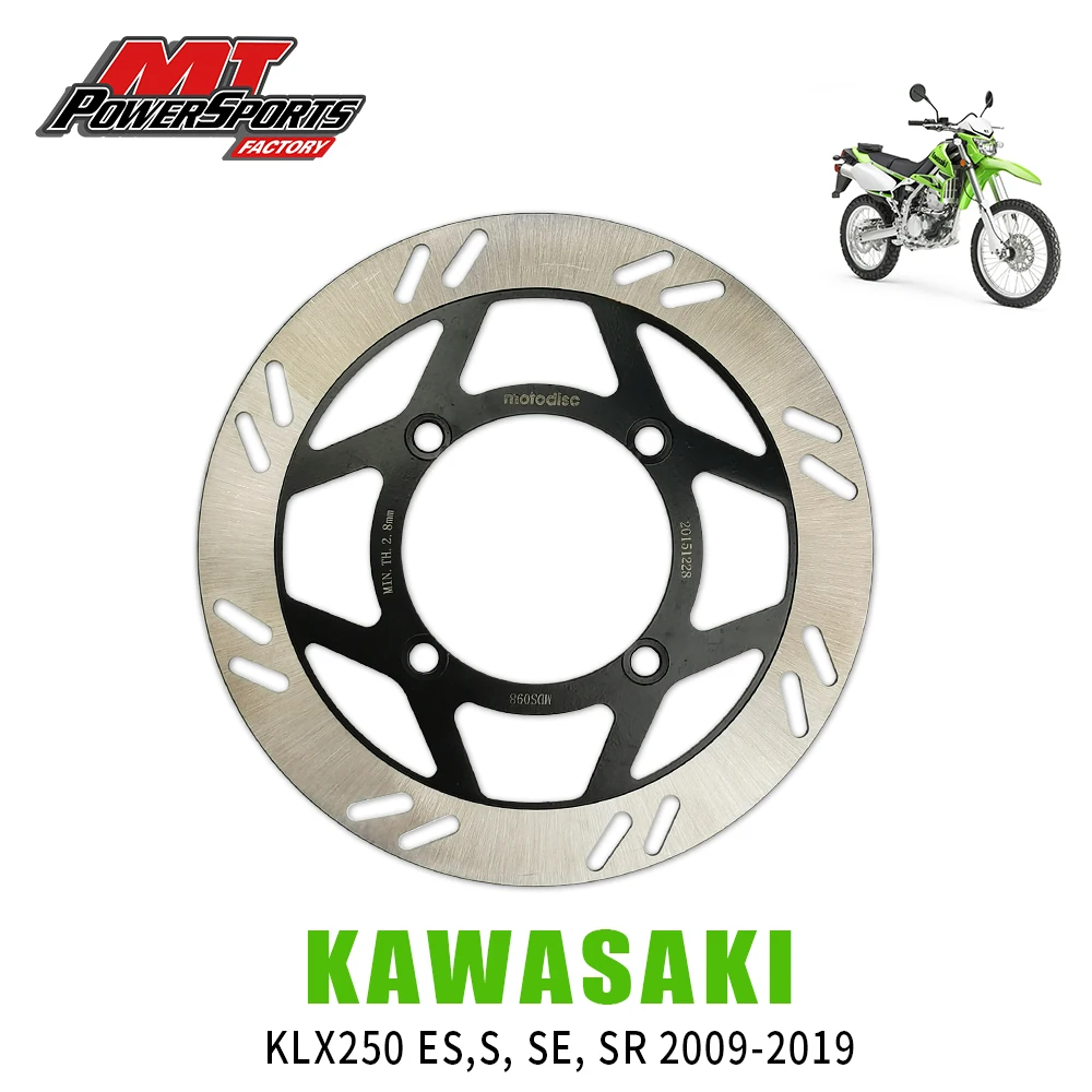 For Kawasaki KLX250S 2009-2019 Suzuki XF650 DR800S Brake Disc Rotor Front Left MTX Motorcycle Offroad Motocross Braking MDS05014