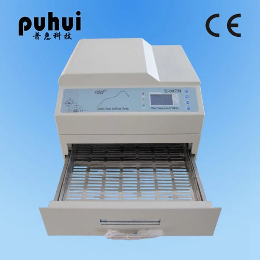 

1pc New Arrival PUHUI T-937M Reflow Oven T937M Lead-free Reflow Solder Oven BGA SMD SMT Rework Sation T 937M Reflow Wave Oven