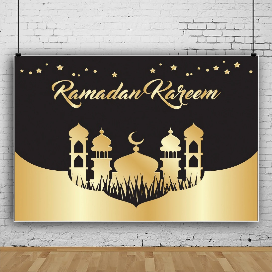 Yeele Eid Mubarak Ramadan Party Star Moon Background Photography Muslim Building Church Islam Backdrop Photocall Photo Studio