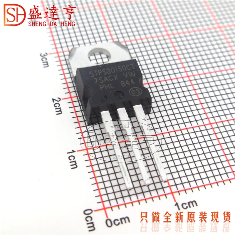 10Pcs/Lot STPS30150CT 30A 150V TO220 DIP Schottky Barrier Diode/NEW Original In Stock