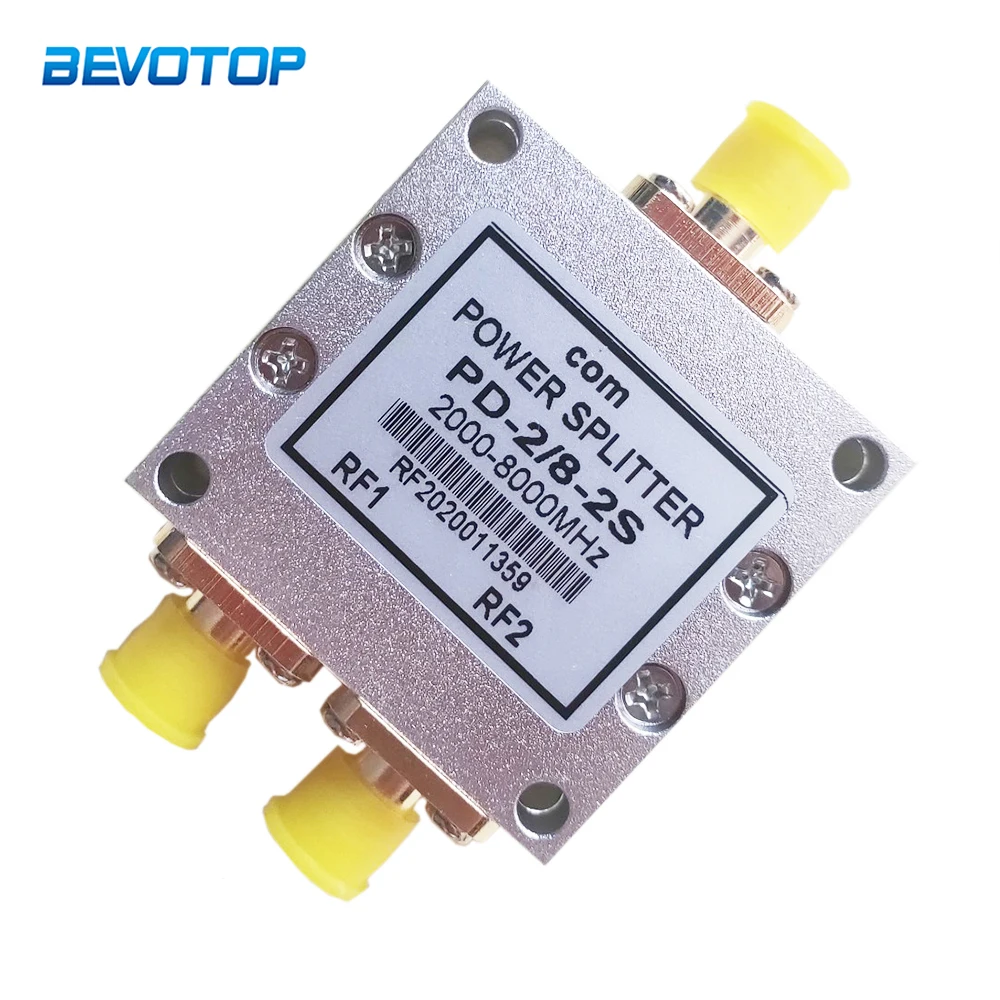 SMA Microstrip Power Splitter One Point Two 2-8GHz RF Power Splitter Combiner WIFi 10W