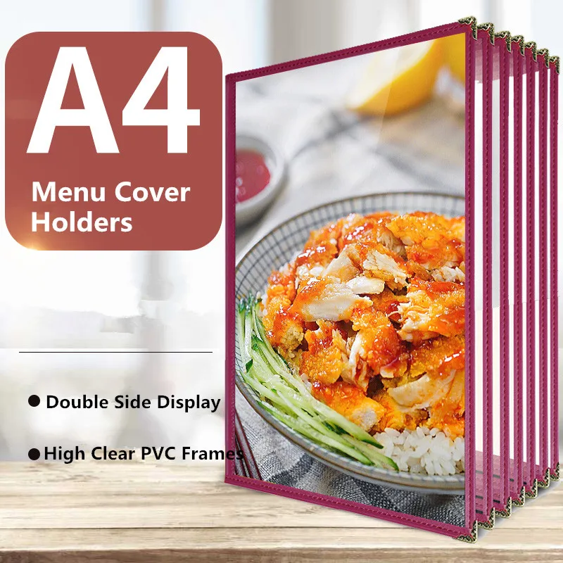 A4 Menu Cover Books 8.5