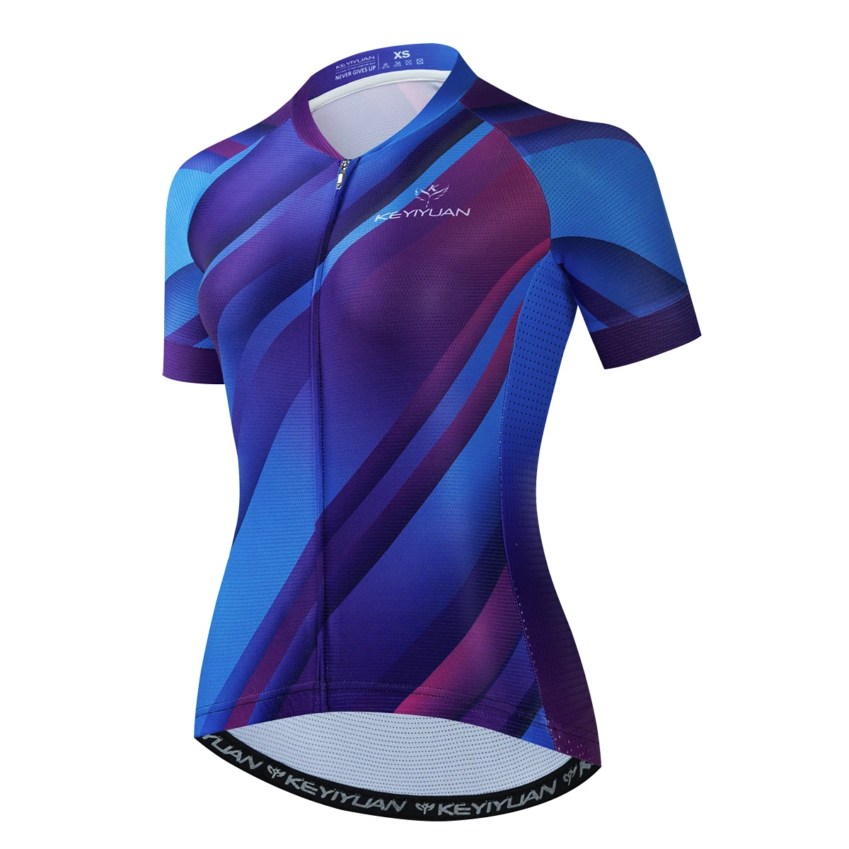 

KEYIYUAN Summer Short Sleeve Cycling Jersey Women Bike Cycle Shirt MTB Clothing Top Mountain Bicycle Wear Maillot Cyclisme Femme