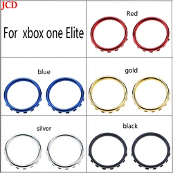 JCD 2pcs Thumbstick Accent Rings For XBOX ONE ELITE Controller Replacement Parts