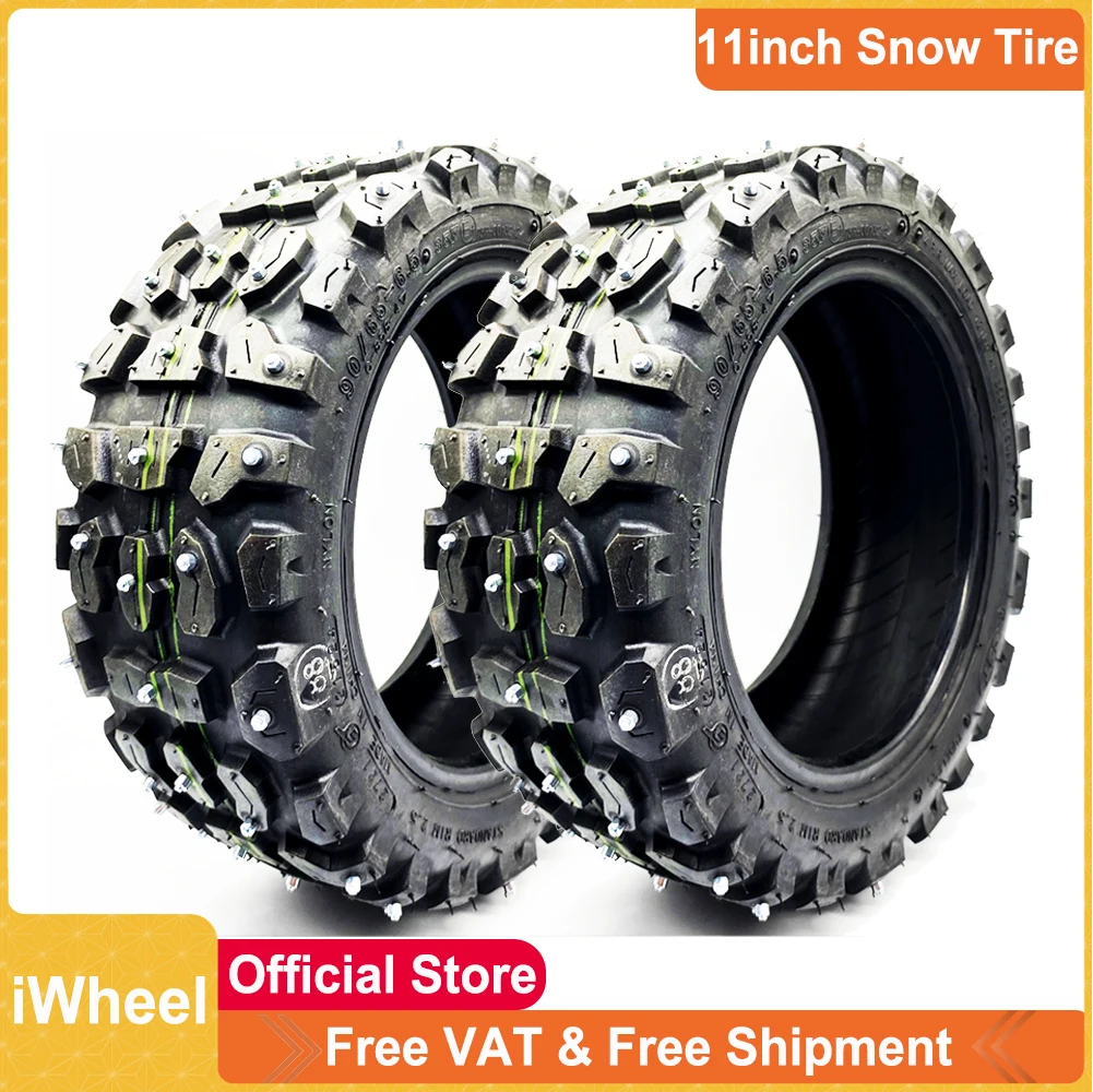 11inch Snow Tire 11inch Tubeless Snow Tire 11inch Pneumatic Snow Tire for 11inch Scooter Zero 11X Kaabo Wolf Warrior 11 King+ GT