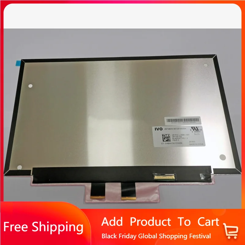 14 Inch R140NVF7 R3 1.3 LCD Touch Screen P/N: L18961-N91 FHD 1920*1080 EDP 40 PIN 120HZ Laptop Display Panel