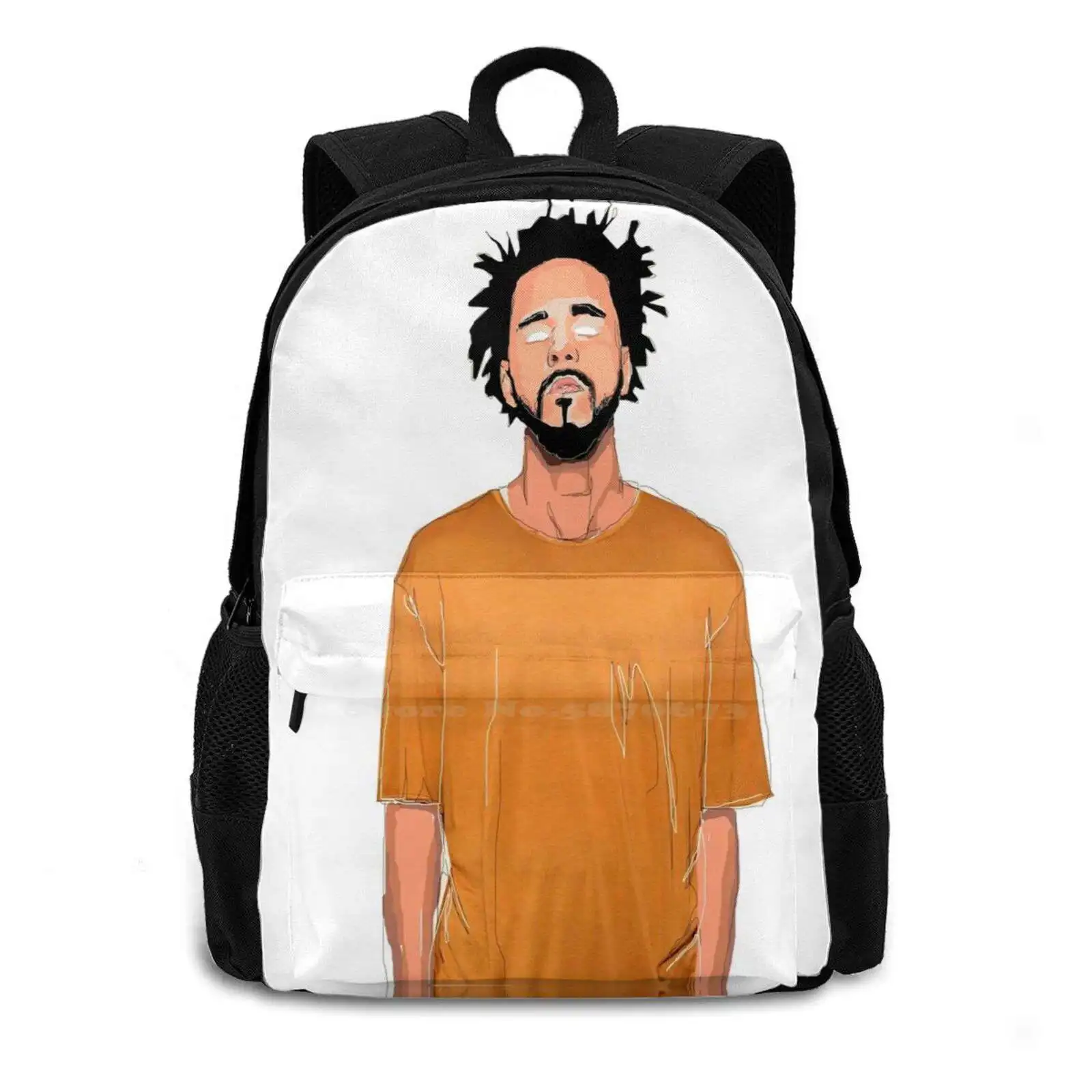 J Cole Poster Drawing Jcole Travel Laptop Bagpack School Bags J Cole J Cole 2019 J Cole New Cole J Cole J Cole Down Bad J Cole