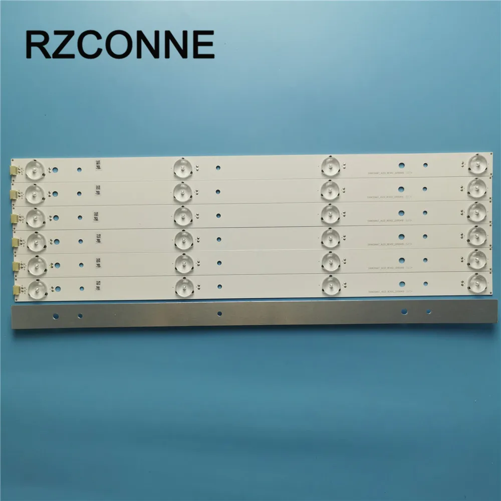 Bande de rétro-éclairage LED, 4 lampes, pour LED43K2000/