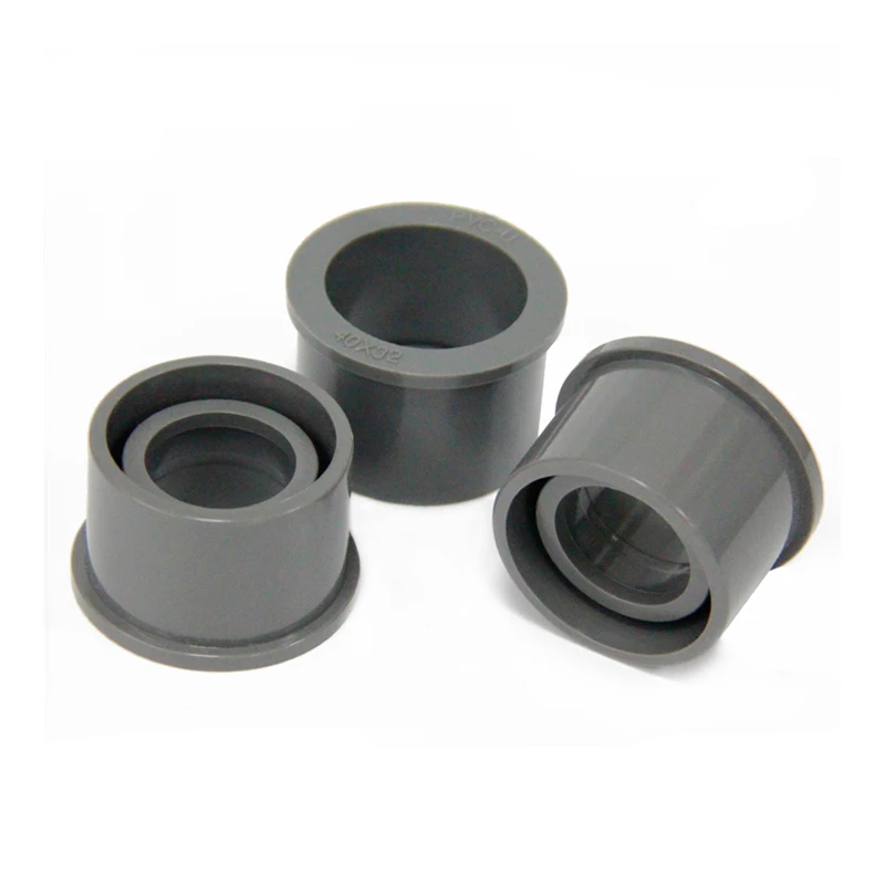 Conector de tubería de PVC de 20 ~ 90mm, adaptador de buje reductor, accesorios de fontanería para riego de jardín, 1 piezas